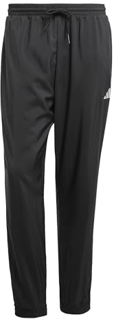 adidas Herren Essentials Small Logo Stanford Elasticated Pants, Black/White, XL