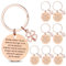 Zocipro 8 Stück Glücksbringer Schlüsselanhänger, Dankeschön Geschenke, Motivationsgeschenke, Mutmacher Geschenk, Aufmunterung Geschenk für Frauen Freundin Kollegen Geburtstag, Weihnachtsgeschenke