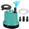 WIYETY Mini pompe à eau submersible 20 W 1500 l/h : pompe à eau d'aquarium avec 3 buses et tuyau de 1,5 m, ultra silencieuse, pour bassin, aquarium, jardin, fontaine (bleu)