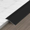 ININOSNP Floor transition strip wood to tile, self adhesive Aluminum Thresholds Reducer Flute, Entry Ramp for outside door(6,130cm/51 inch)