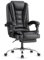 naspaluro Silla de Oficina con Reposapiés, Silla de Escritorio con Respaldo Alto, Función de Inclinación, Silla Reclinable Ergonómico de Altura Ajustable, Silla de Ordenador, Negro