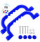 GO!elements Haltegriff und Spielhaus Zubehör Outdoor | Klettergriffe Kinder Outdoor | Haltegriffe Spielturm oder Baumhaus Zubehör inkl. Befestigungsmaterial | Paarweise (2 Stück), Farbe: Blau