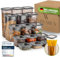 Viwares Vorratsdosen mit Deckel Luftdicht, 15er Vorratsbehälter Set BPA-Frei, Vorratsdose zur Müsli Mehl Aufbewahrung Küche, Praktische Organizer Küche, Frischhaltedosen für Lebensmittelaufbewahrung