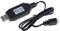 Shiwaki Universal 7.4v 3-Pin Lipo Usb Rc Battery Charger 46cm For Fpv Syma Mjx Drone Most Model S031g S31 S033g S33 With Reverse Insertion Protection Charging Cable