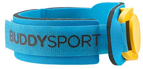 BUDDYSWIM Neopren-Chiphalter Knöchelriemen, klettverschlussband, ideal zum Schwimmen, Radfahren, Triathlon oder andere Sportarten. Tragen Sie es in Kombination mit dem startnummernhalter.