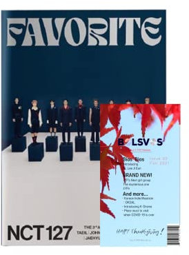 NCT 127 - Favorite [Classic ver.] (Repackage Album) Album+BolsVos K-POP Webzine (20p), Decorative Stickers, Photocards