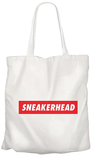 Fabulous Große Einkaufstasche Tragetasche Sneakerhead Roter Rahmen Streetwear Kollektion Schuhe Hobby Kicks Sneakers