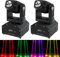 UKing 2pcs LED Moving Heads RGBW Beam dmx512 Lichteffekt Kein Led Strahler Licht 11/13 CH LED Partylicht Musikgesteuert für DJ Discolicht Club Bar Bühnenbeleuchtung