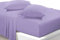 Easy Care NON IRON 4FT SMALL DOUBLE/DOUBLE Fitted Sheet Polycotton Bed Mattress Cover & PILLOW PAIR (Lilac, Pillow Pair Only)