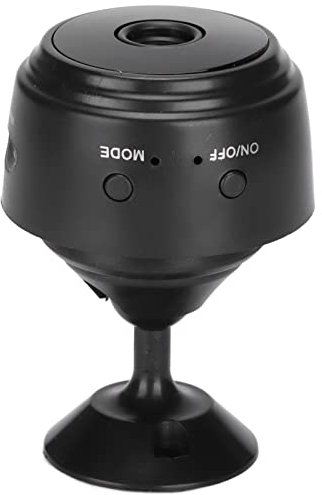 Telecamera WiFi Wireless, Telecamera di Sorveglianza Full HD 1080P con Obiettivo Grandangolare da 150 Gradi, Microfono e Altoparlante Integrati, Impostazioni di Allarme