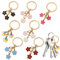 DALAETUS 7 Pièces Porte-Clés En Forme De Fleur Pour Femme, Porte-Clés Mignons Pour Fille, Fleur Porte-Clés Accessoires De Sac à Main Pour Sac à Dos(7 Couleur)