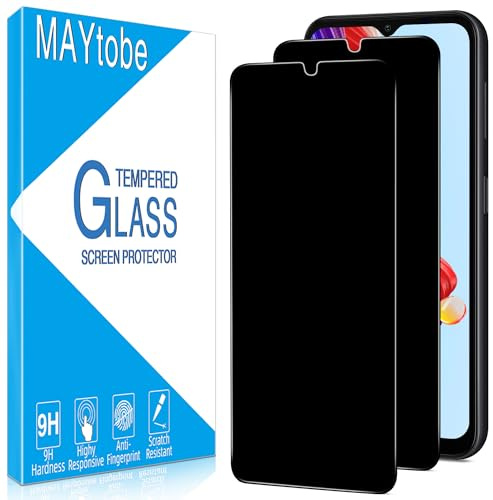 MAYtobe 2 Pièces Verre Trempé Anti Espion pour Samsung Galaxy A14 5G | Film Protection écran Confidentialité, Sans Bulles, Dureté 9H, Anti-Rayures, Ultra Résistant Vitre Protection
