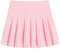 Arshiner Gonna da Tennis Bambina Gonna per Bambini Gonna Sportiva Rosa Gonna a Pieghe a Vita Alta Gonna Estiva con Tasche Pantaloni Interni Gonna Casual da Golf Gonna per Bambini 130/8-9 Anni
