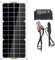 Solimery Cargador de BateríA PortáTil de 12V con Panel Solar de 30W para Coche, Furgoneta, Caravana, con Controlador 100A