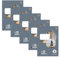 Staufen Style Schulblock LIN 25-5 Blöcke je 50 Blatt, DIN A4, 70 g/m², liniert mit weißem Rand (9 mm), 4-fach Lochung