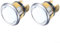 Wired Doorbell System Replacement Two Illuminated Push Buttons Providing Clear Nighttime Guidance