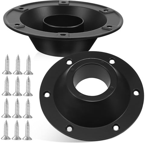 Vaguelly 2 Stück Tischgestell Für Wohnmobile Abnehmbar Unterstützung Tischbasis Tischcamper Boden Universal- Innere Praktisch Einstellbar Tischbein Wohnmobiltisch Essen Mit Aluminium Black