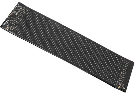 SUNGOOYUE Señales LED Programables 20x64 Pantalla de Color Transparente USB 5V LED Flexible - Panel para Barras, Tiendas y Ferias, Dimensiones Portátiles
