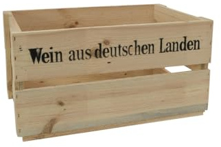 EUROPALMS Weinkiste natur | Original-Weinkiste