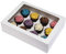 PACK N TRADE 10 Pcs cupcake boxes 12 hole - Multifunction Inserts Deep cake boxes for cupcakes – White cup cake boxes (34 x 26 x 9 cm) with Clear Window - Ideal for Muffins, Cupcakes & Pastries