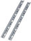 Gedotec Armario colgar-rail Carril para colgar para Gabinetes de pared & muebles de cocinas Longitud 757 mm Riel de pared Galvanizado con acero muy estable Gabinete-rail simplificable para