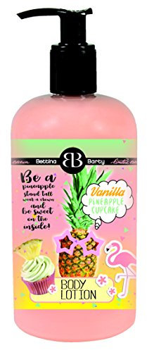 Bettina Barty Pineapple Vanilla Cupcake Hand & Body Lotion, 1er Pack(1 x 500 ml)