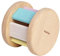 PlanToys Rassel Baby - Regenbogen Roller - Holzrassel Baby mit saftem Klang - Holzspielzeug Rassel - Babyspielzeug ab 6 Monate - Pastelfarben