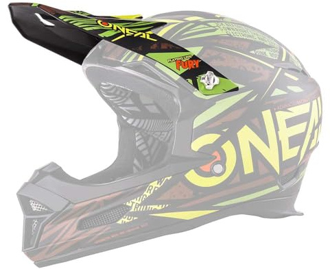 O'NEAL Helmschirm Fury RL Synthy Visor, Braun Grün, 0499-97