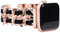 NewWays Kompatibel mit Apple Watch Edelstahl Armband 42mm(Serie 10) 41mm 40mm 38mm,Damen Metall Ersatzarmbänder für iWatch SE Series 10/9/8/7/6/5/4/3/2/1,Roségold/Schwarz
