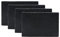 moorg Piatti Ardesia Naturale, Set da 4 Piatti Rettangolari, Piatto Ardesia da Portata Rettangolare, Vassoio 30x25 cm