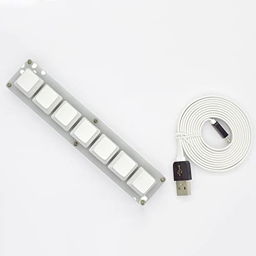 LICHIFIT 7 Tasten Mechanische Mini-Tastatur mit USB-Schnittstelle für Sayobot OSU