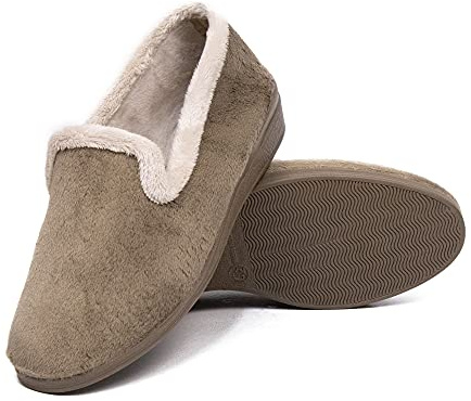 N/S CoboFamily Zapatillas Casa Mujer Invierno, Cuña Cerradas Antideslizante