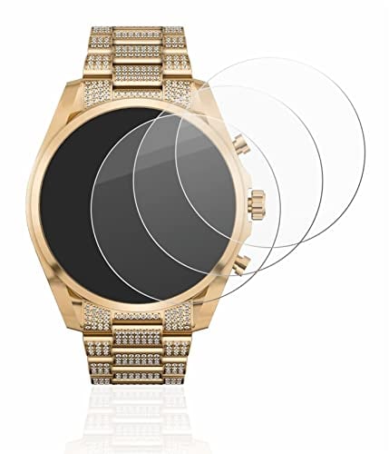 BROTECT Schutzglas für Michael Kors Access Gen 6 Bradshaw (3 Stück) Schutzfolie Panzer Folie Glas Displayschutz [Kratzfest 9H, Anti-Fingerprint]