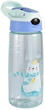 vasos de agua, vasos de agua de plástico, vasos de agua lindos de dibujos animados, vasos de agua de plástico de paja de la escuela primaria, vasos de agua de paja de plástico