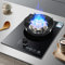 Home Gas Stoves Gas Stoves 4.5 Kw Hob Burner Built-in Black Lpg/Ng Tempered Glass Gas Stove Home Kitchen Apartment Table Top Single Oven 43 X 33 X 9.5cm