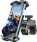 CIRYCASE Handyhalterung Fahrrad mit [Robuster Klemme], [Rundum Sichere] Handyhalterung Motorrad für Roller Lenker, [1 Sek Legen und Nehmen] Handyhalter Fahrrad Kompatibel mit 4,7-6,8 Handys