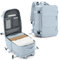 SZLX Sac à Dos Voyage Cabine 40x20x25 Ryanair Bagage Cabine 40x20x25 pour Ryanair Sac de Voyage Bagage à Main Avion Femme Sac à Dos Ordinateur Portable Imperméable Sac à Voyage Homme 20L Gris bleu