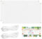 ZHMKYD13 Großes Leeres Banner, 2 Set 180*100cm Weißes Banner Personalisiert Banner Selbst Gestalten Polyester Blanko Banner Fahnen Mit 6m Hängendem Seil Für Heimwerker Innen Und Schilder Geschäft Büro