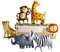 Luftballons Tiere Party Deko 6 Stück Geburtstag Kindergeburtstag XXL Dschungel Folienballon Happy Birthday Deko Helium Ballons Waldtiere Geburtstag Deko Animals für Junge Mädchen