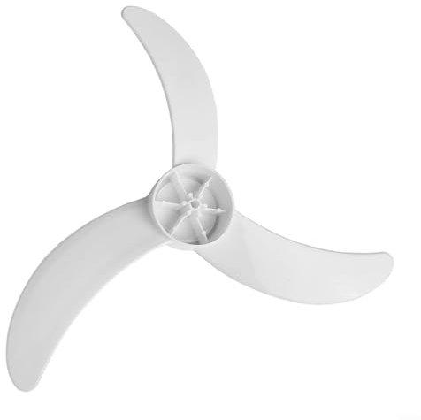 Fan Blades Replacement, 18 Inch Fans Plastic Fan Blades, Electric Fan Wind Blade, Fan Replacement Accessories, 3 Leaves (White)