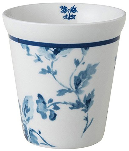 Laura Ashley - Becher ohne Henkel/Kaffeebecher/China Rose - Porzellan - blau/weiß - 270 ml