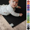 Sanosoft® Krabbelmatte Made in Germany, Öko-Tex Anti-Rutsch Krabbelunterlage 120x200cm schwarz