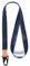 HEZEN Coole Lanyard für Schlüssel, Halsriemen Schlüsselbund für Frauen, Lanyard Logo für Männer, ID Lanyard (Navy blau)