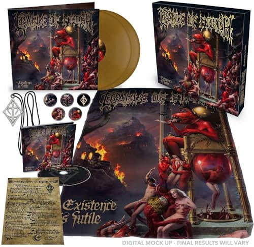Existence Is Futile BOX incl. DIGI, 2LP (gold), buttons, flag, necklace, lyricsheet [VINYL]