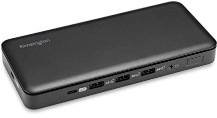 Kensington SD4839P Docking Station USB-C 10 Gbps Triplo Video Driverless con Power Delivery da 85 W, 2 x DisplayPort++ 1.4, Porte USB-A e HDMI 2.0