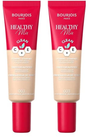 2 x Bourjois Paris Healthy Mix Tinted Beautifier 30ml - 003 Light Medium