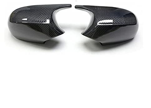 PULJIM Ersatz Rückspiegeldeckelabdeckungen Mütze passen for BMW E90 E91 E92 E93 E81 E87 E82 E88 3 1 1 Serie M Zubehör Kohlefaserglanz (Color : Carbon Fiber-4)