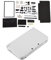 Pwshymi Replecement Custodia in plastica Facile da installare, compatta, Robusta per 3DS XL, Colore : Bianco
