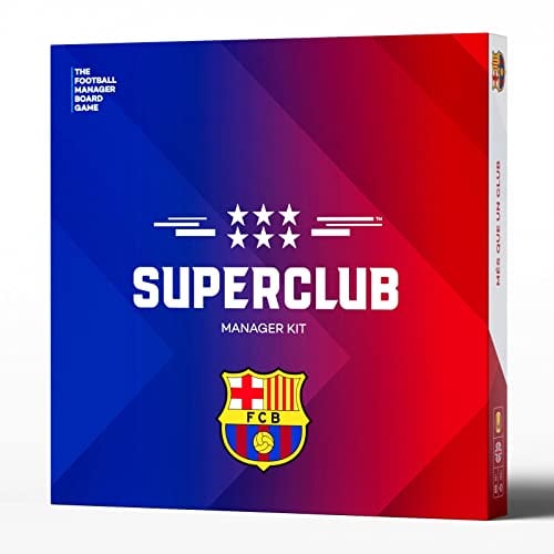 SUPERCLUB FC Barcelona Manager kit Expansion | Das Fußballmanager-Brettspiel