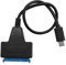 USB 3.1 tipo C (USB C/para 3 compatibles) a SATA III 2,5 pulgadas disco duro adaptador